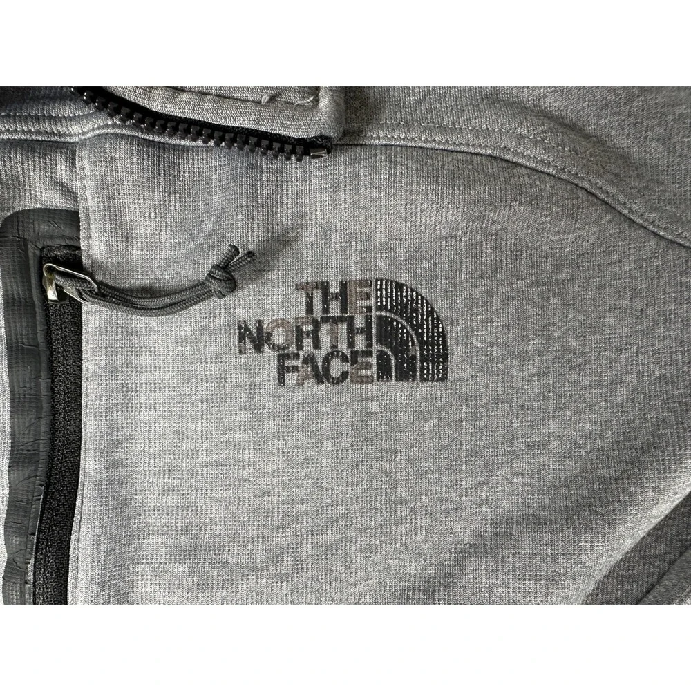 The North Face Hoodie Mens XL Gray Quarter Zip Performance Fleece Pullover
